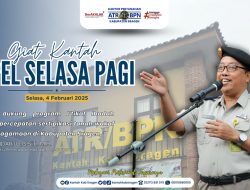 Apel Pagi di Kantor Pertanahan Sragen, Fokus pada Percepatan Sertifikasi Tanah Wakaf dan Pengenalan Pegawai Baru