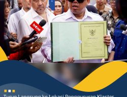Turun Langsung ke Lokasi Penggusuran Klaster di Kabupaten Bekasi, Menteri Nusron Tegaskan Kehadiran Negara