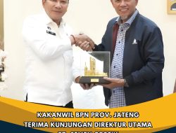 KAKANWIL BPN PROV. JATENG TERIMA KUNJUNGAN DIREKTUR UTAMA PT. SEMEN GRESIK