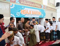 Dalam Rangka Hari Pers Nasional, Kapolres Karawang Gelar Pengajian Dan Santuni Anak Yatim
