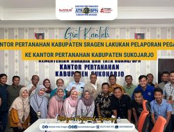 Kantor Pertanahan Kabupaten Sragen Lakukan Kunjungan ke Kantor Pertanahan Kabupaten Sukoharjo