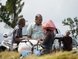 Tinjau Gagal Panen Akibat Banjir, Pemerintah Berikan Bantuan ke Masyarakat Terdampak