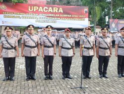 Dalam Sertijab 4 Pejabat Polresta Pati, Kapolresta  Pesan untuk Tanggungjawab dan Amanah
