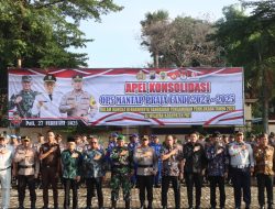 Apel Konsolidasi Ops Mantap Praja Candi, Kapolresta Pati : Terimakasih Atas Kerja Keras Selama Ini