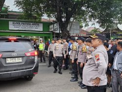 Antisipasi Kerusuhan dan Kriminalitas Aparat Gabungan Polresta Pati dan TNI Amankan Laga Persipa Pati VS Rans Nusantara