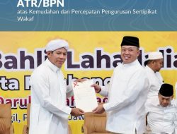 Pimpinan Pondok Pesantren Dalwa Apresiasi Kementerian ATR/BPN atas Kemudahan dan Percepatan Pengurusan Sertipikat Wakaf