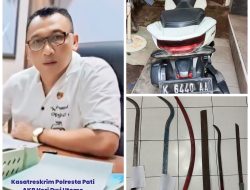 Bikin Resah Masyarakat, Gerombolan Remaja Konvoi Bersajam Disikat Polresta Pati