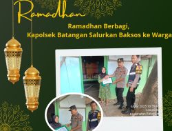 Ramadhan Berbagi, Kapolsek Batangan Salurkan Baksos Ke Warga