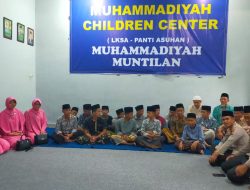 Polsek Muntilan Berbagi Ta’jil Kepada Anak-anak Panti Asuhan Muhamadiyah Children Center Muntilan