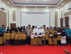 Polri Untuk Masyarakat, Polresta Pati Beri Santunan 100 Anak Yatim di Bulan Ramadan