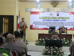 Siap Mengamankan Idulfitri 1446 H, Polres Jepara Gelar Latpraops Ketupat Candi Tahun 2025