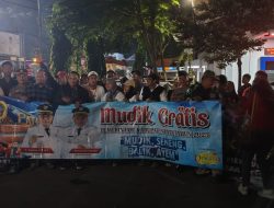 Polresta Pati Kawal Penjemputan Mudik Gratis, Pastikan Keamanan dan Ketertiban Pemudik