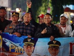 Pemudik Asal Pati Disambut Wabup di Halaman Pendopo Kabupaten