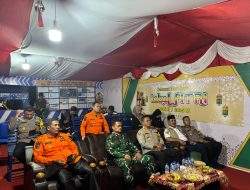Kapolres Rokan Hulu Mengikuti Vicon Bersama Kapolri Dan Panglima TNI Dalam Pemantauan Sitkamtibmas Malam Takbiran