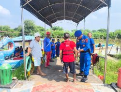 Satpolairud Polresta Pati Pastikan Keamanan Tradisi Tahunan di Pesisir Juwana