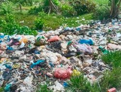 Aroma Busuk Dan Tumpukan Sampah Menghiasi Jalan Saat Masuk Desa Kasikan, Pihak Pemdes Seakan Tutup Mata