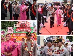 Suasana Haru Warnai Perpisahan Kapolresta Pati Kombes Pol Andhika Bayu Adhittama