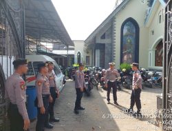 Pastikan Kamtibmas Kondusif, Polresta Pati Intensifkan Pengamanan Gereja Saat Paskah