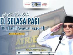 Seusai Libur Lebaran, Kepala Kantor Adakan Halal Bi Halal Setelah Apel Pagi
