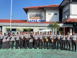 Bangga & Bersyukur, Pegawai Lapas Pati Naik Pangkat di Tengah Apel Pagi