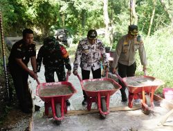 Jadi Inspektur Upacara Pembukaan TMMD, Wabup Sosialisasikan Berbagai Program Unggulan Bupati