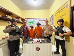 Edarkan Narkotika, Sepasang Suami Istri Berhasil Diringkus Personil Polsek Kepenuhan