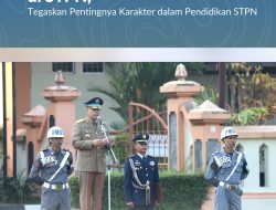 Wamen Ossy Pimpin Apel Pagi di STPN, Tegaskan Pentingnya Karakter dalam Pendidikan STPN