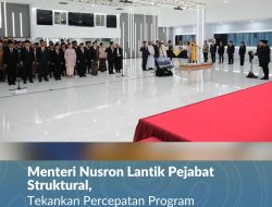 Menteri Nusron Lantik Pejabat Struktural, Tekankan Percepatan Program Kementerian ATR/BPN yang Profesional dan Akuntabilitas