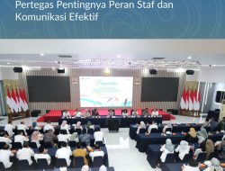 Beri Pengarahan kepada Jajaran, Sekjen Kementerian ATR/BPN Pertegas Pentingnya Peran Staf dan Komunikasi Efektif