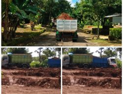 “Tanah Hurugan Diduga Hasil Galian C Berceceran di Jalan dari Dump Truk, Bahayakan Pengguna Jalan ?!”