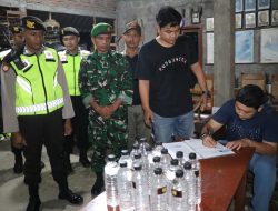 Polres Gunungkidul Sita 37 Botol Miras Ilegal, 17 Botol Arak Bali dan 20 Botol Ciu
