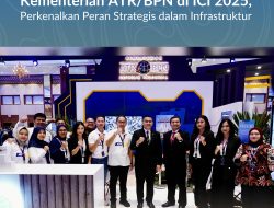 Wamen Ossy Tinjau _Booth_ Kementerian ATR/BPN di ICI 2025, Perkenalkan Peran Strategis Dalam Infrastruktur