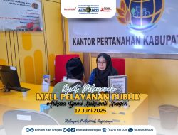 Dekatkan Layanan, Kantor Pertanahan Sragen Hadir di MPP untuk Warga Selasa, 17 Juni 2025