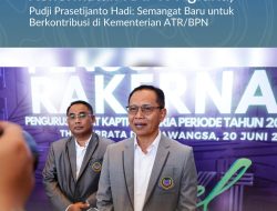 Dikukuhkan sebagai Alumni Kehormatan KAPTI-Agraria, Pudji Prasetijanto Hadi: Semangat Baru untuk Berkontribusi di Kementerian ATR/BPN