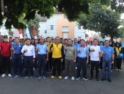 Danrem 072/Pamungkas Hadiri Peringatan HUT Bhayangkara ke-79 di Mapolda DIY