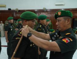 Danrem 072/Pamungkas Pimpin Sertijab Empat Komandan Kodim