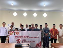 Bansos Hari Bhayangkara ke-79, Sat Intelkam Polresta Pati Pererat Sinergi dengan PSHT 16 dan 17 Serta LKSA Al-Ma’un