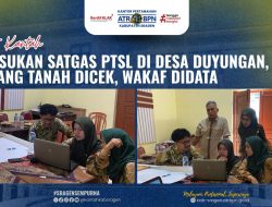 Blusukan Satgas PTSL di Desa Duyungan, Bidang Tanah Dicek, Wakaf Didata