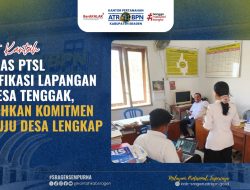 Satgas PTSL Verifikasi Lapangan di Desa Tenggak, Teguhkan Komitmen Menuju Desa Lengkap