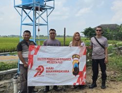 POLRESTA PATI BANGUN SUMUR BOR UNTUK WARGA PESAGI, BAKTI NYATA DI HARI BHAYANGKARA KE-79