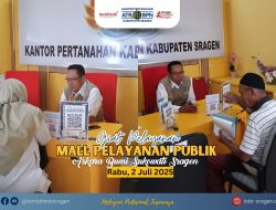 BPN Sragen Hadirkan Layanan Piket di MPP untuk Dekatkan Diri dengan Masyarakat