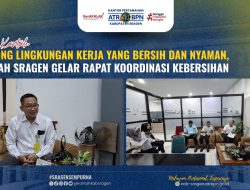 Dorong Lingkungan Kerja yang Bersih dan Nyaman, Kantah Sragen Gelar Rapat Koordinasi Kebersihan