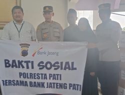 POLRESTA PATI GANDENG BPD JATENG SALURKAN BANSOS KE PONDOK PESANTREN AL AZIZ