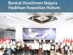Serahkan 160 Sertipikat Tanah kepada Pemda dan Masyarakat Sulteng, Wamen Ossy Tekankan Bentuk Komitmen Negara Hadirkan Kepastian Hukum
