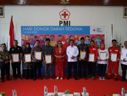 UDD PMI Gunungkidul Berikan Apresiasi Pendonor 25 Kali, Bupati: Jadikan Donor Darah Sebagai Gaya Hidup