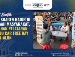 BPN Sragen Hadir di Tengah Masyarakat, Layanan PELATARAN Serbu Car Free Day Alun-Alun
