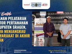 Layanan PELATARAN Kantor Pertanahan Kabupaten Sragen, Upaya Menjangkau Masyarakat di Akhir Pekan