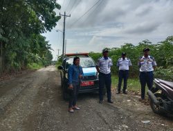 Siap Tanggap, Dishub Pati Tindaklanjuti Viralnya Pemberitaan Jalan Rusak Di Desa Tanjungrejo