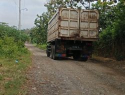 Diduga Armada SJB Rusak Jalan Pagongan, APH & Dishub Segera Tindaklanjuti