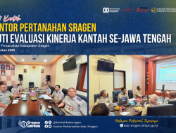 Kantor Pertanahan Sragen Ikuti Evaluasi Kinerja Kantah se-Jawa Tengah